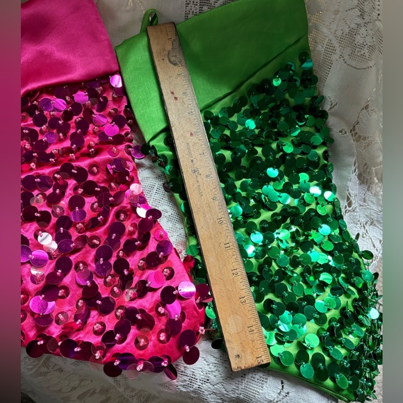 3 Beautiful sequined Christmas Stockings 2006 and earlier - Picture 4 of 10